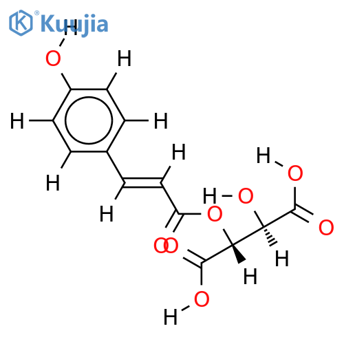 Mono-p-cumaryl-meso-weinsaeure structure
