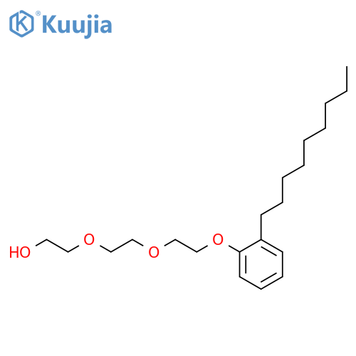 Ethanol,2-[2-[2-(nonylphenoxy)ethoxy]ethoxy]- structure