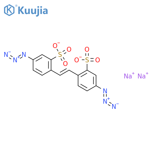 Disodium 4,4'-diazidostilbene-2,2'-disulfonate tetrahydrate structure