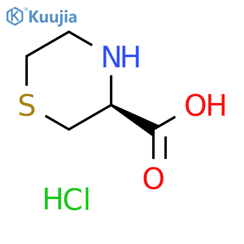 (S)-Thiomorpholine-3-carboxylic acid hydrochloride structure