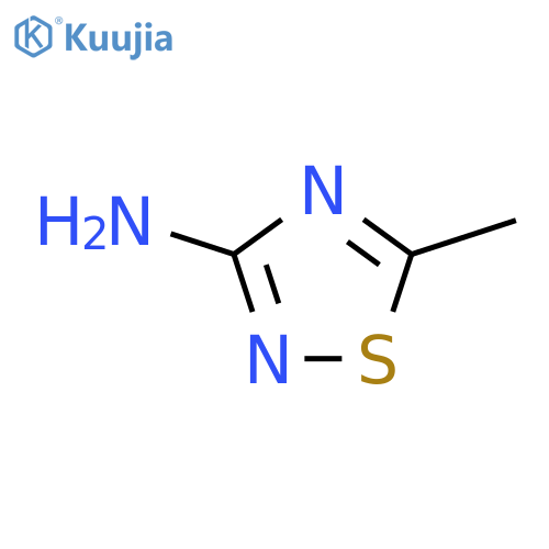 5-methyl-1,2,4-thiadiazol-3-amine structure