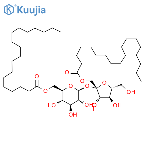 伪-D-Glucopyranoside, 尾-D-fructofuranosyl, dioctadecanoate structure