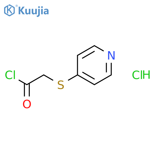 4-Pyridylmercapto acetyl chloride hydrochloride structure