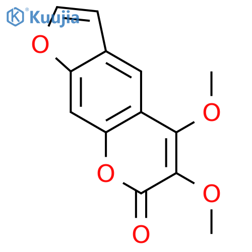 7H-Furo[3,2-g][1]benzopyran-7-one,5,6-dimethoxy- structure