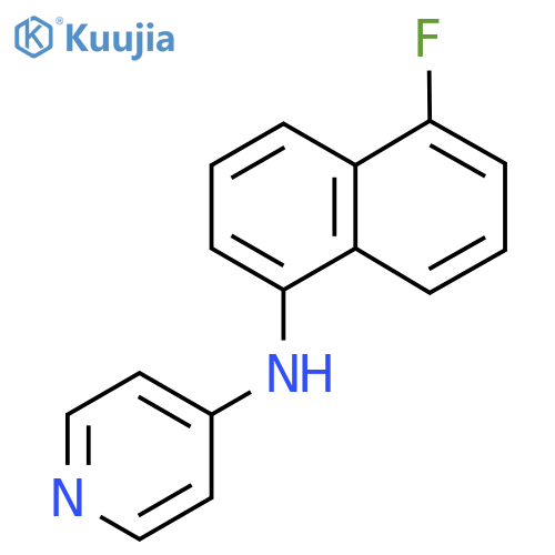 N-(5-fluoronaphthalen-1-yl)pyridin-4-amine structure