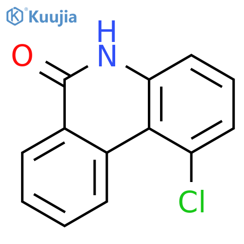 6(5H)-Phenanthridinone,1-chloro- structure