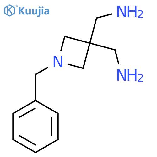 1-[3-(Aminomethyl)-1-benzylazetidin-3-yl]methanamine structure