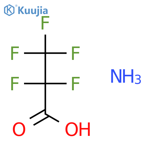 Ammonium pentafluoropropionate structure