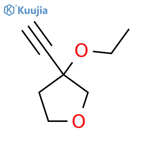 3-Ethoxy-3-ethynyloxolane structure