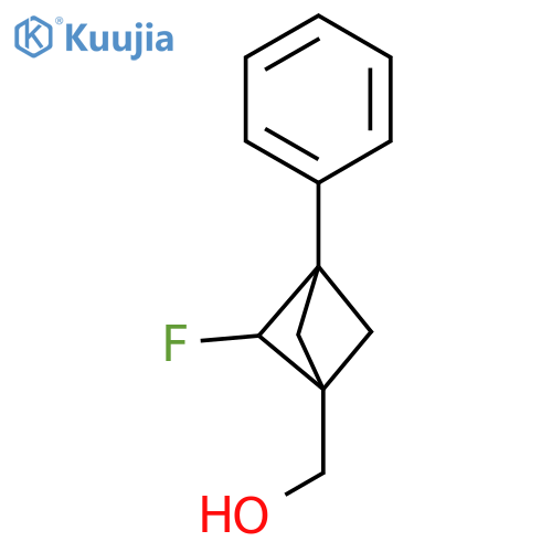 Bicyclo[1.1.1]pentane-1-methanol, 2-fluoro-3-phenyl- structure