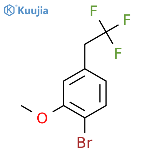 1-Bromo-2-methoxy-4-(2,2,2-trifluoroethyl)benzene structure