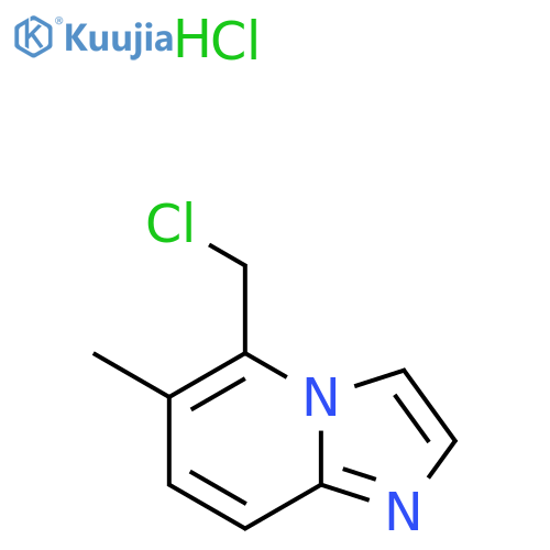 5-(Chloromethyl)-6-methylimidazo[1,2-a]pyridine hydrochloride structure
