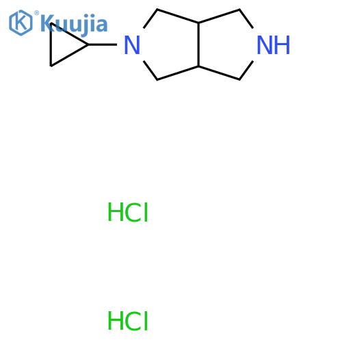 2-Cyclopropyloctahydropyrrolo[3,4-c]pyrrole dihydrochloride structure