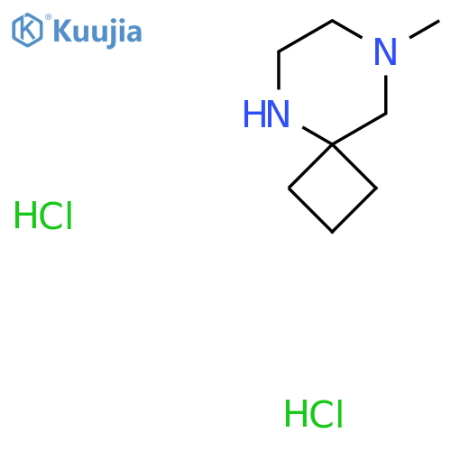 8-Methyl-5,8-diazaspiro[3.5]nonane dihydrochloride structure