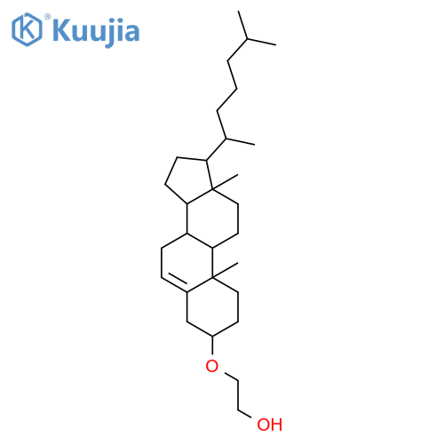 Poly(oxy-1,2-ethanediyl),a-(3b)-cholest-5-en-3-yl-w-hydroxy- structure