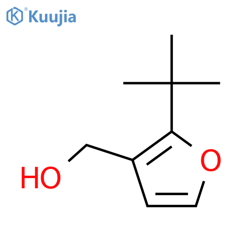 (2-Tert-butylfuran-3-yl)methanol structure
