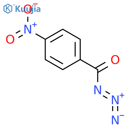 Benzoyl azide, 4-nitro- structure