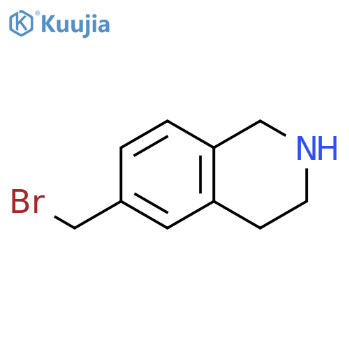 Isoquinoline, 6-(bromomethyl)-1,2,3,4-tetrahydro- structure