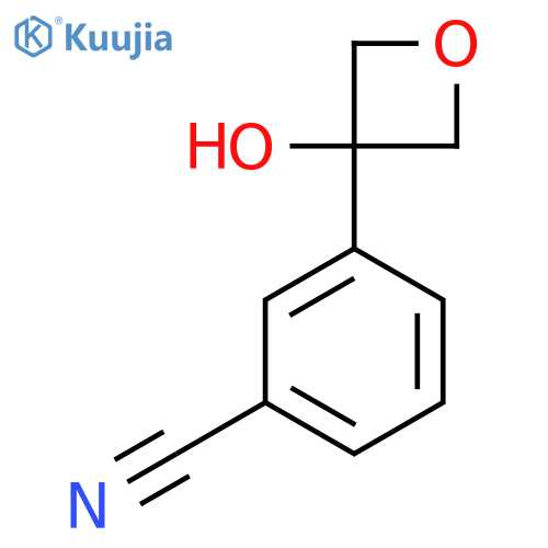 3-(3-Hydroxyoxetan-3-yl)benzonitrile structure