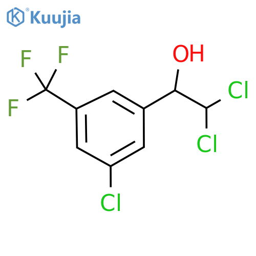 2,2-Dichloro-1-(3-chloro-5-(trifluoromethyl)phenyl)ethanol structure