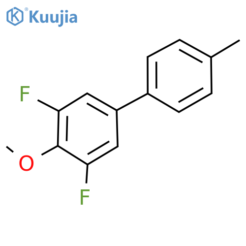 3,5-Difluoro-4-methoxy-4'-methyl-1,1'-biphenyl structure