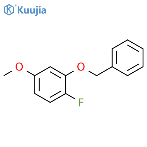 2-(Benzyloxy)-1-fluoro-4-methoxybenzene structure