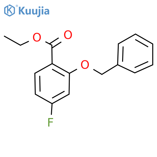 ethyl 2-(benzyloxy)-4-fluorobenzoate structure