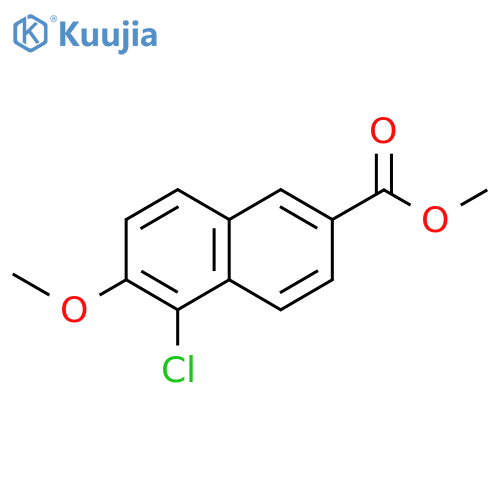 Methyl 5-chloro-6-methoxy-2-naphthoate structure