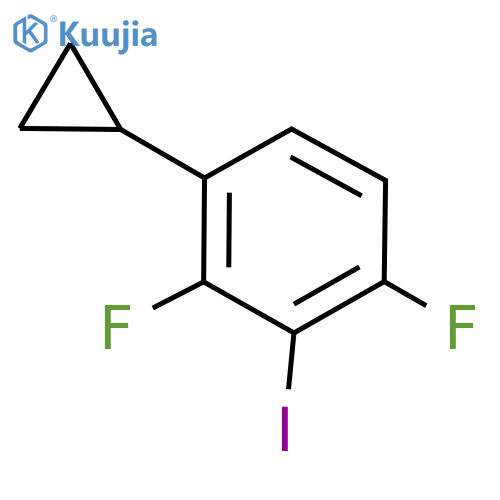 1-Cyclopropyl-2,4-difluoro-3-iodobenzene structure