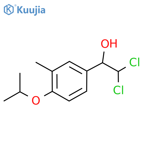 2,2-Dichloro-1-(4-isopropoxy-3-methylphenyl)ethanol structure