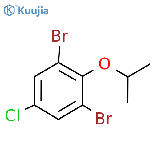 1,3-Dibromo-5-chloro-2-isopropoxybenzene structure