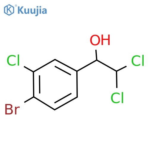 1-(4-Bromo-3-chlorophenyl)-2,2-dichloroethanol structure
