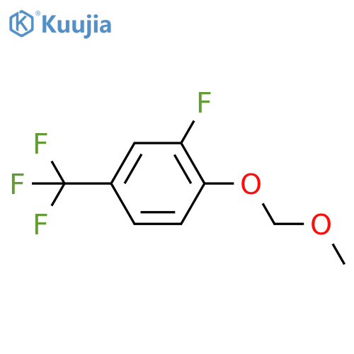 2-Fluoro-1-(methoxymethoxy)-4-(trifluoromethyl)benzene structure