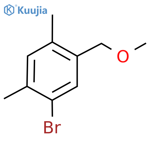 1-Bromo-5-(methoxymethyl)-2,4-dimethylbenzene structure