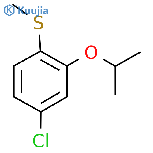 (4-Chloro-2-isopropoxyphenyl)(methyl)sulfane structure