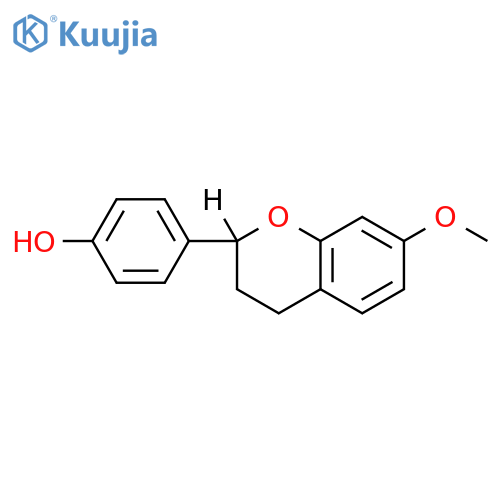 4'-Hydroxy-7-methoxyflavan structure
