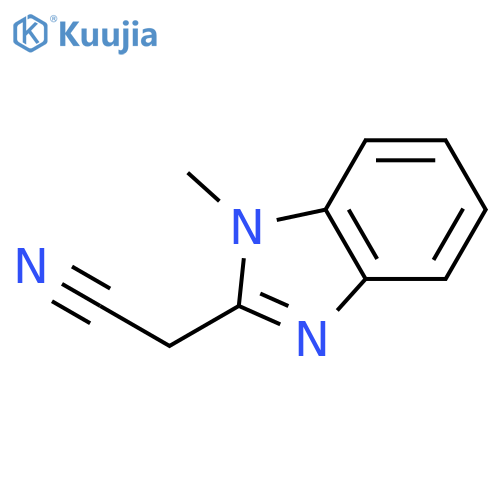 2-(1-methyl-1H-1,3-benzodiazol-2-yl)acetonitrile structure