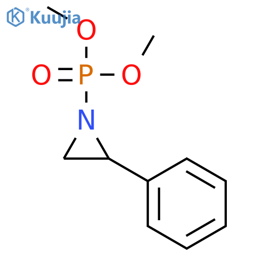 Phosphonic acid,(2-phenyl-1-aziridinyl)-, dimethyl ester (8CI,9CI) structure