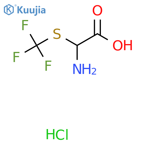 (R)-2-Amino-3-(trifluoromethylthio)propanoic acid hydrochloride structure