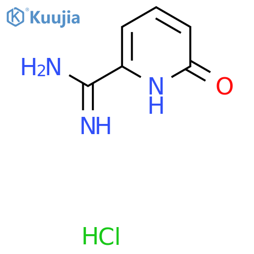 6-Oxo-1,6-dihydropyridine-2-carboximidamide hydrochloride structure