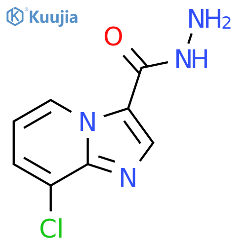 8-Chloroimidazo[1,2-a]pyridine-3-carbohydrazide structure