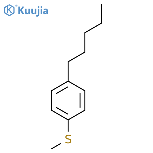 4-Pentylphenyl methyl sulfide structure