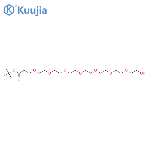 Hydroxy-PEG7-t-butyl ester structure
