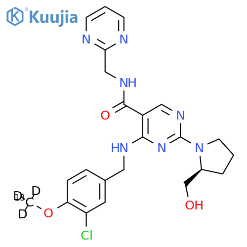 [13C,2H3]-Avanafil structure