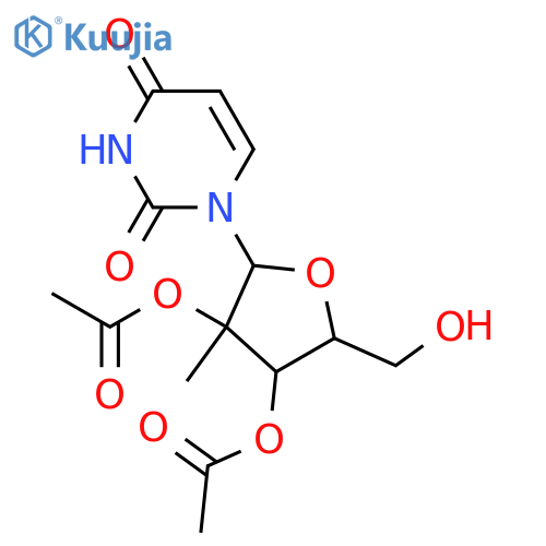 2'-C-Methyluridine; 2',3'-Di-Ac structure