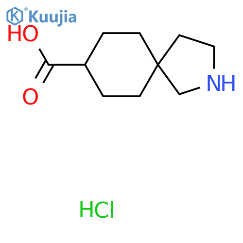 2-azaspiro4.5decane-8-carboxylic acid hydrochloride structure