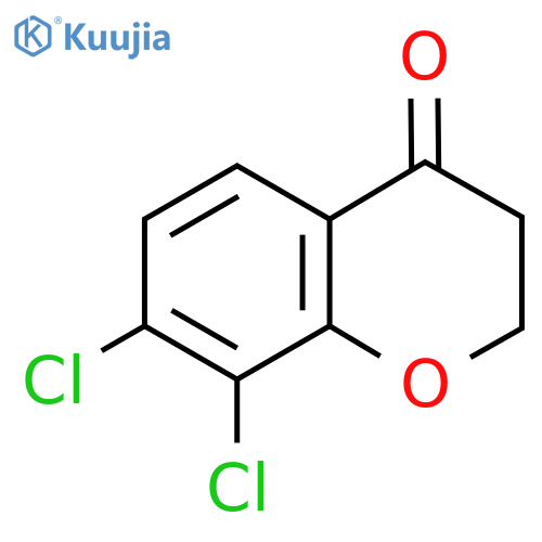 7,8-Dichloro-3,4-dihydro-2H-1-benzopyran-4-one structure