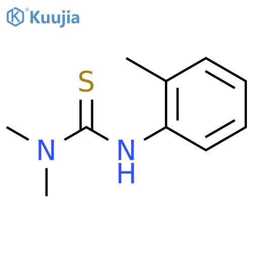 3,3-dimethyl-1-(2-methylphenyl)thiourea structure