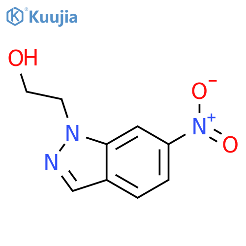 1H-Indazole-1-ethanol,6-nitro- structure
