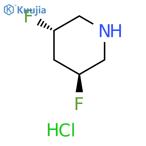 (3S,5S)-3,5-difluoropiperidine hydrochloride structure